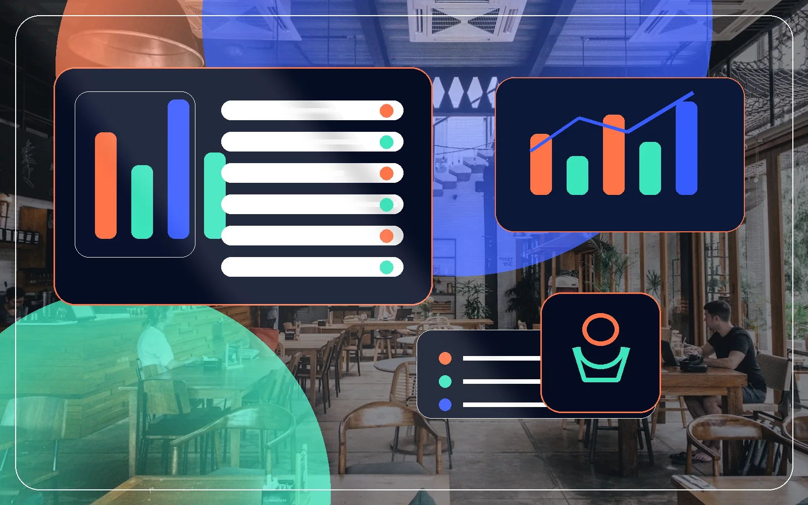 Ice Cream Shop POS, Ordering, Delivery and Customer App connected by SABSUS