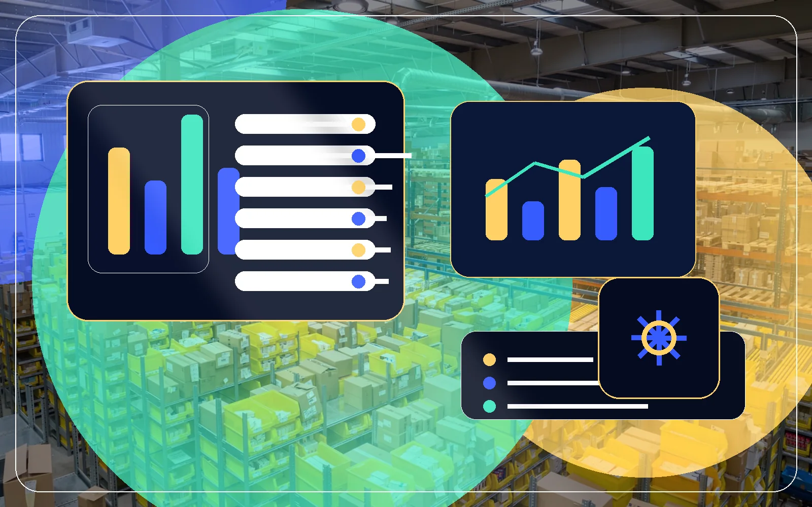Local Production Order, Inventory, Production and Delivery App connected by SABSUS