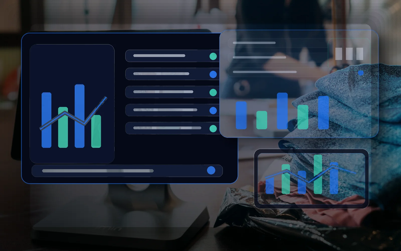 Retail POS, inventory, customer app and sales analytics connected by SABSUS