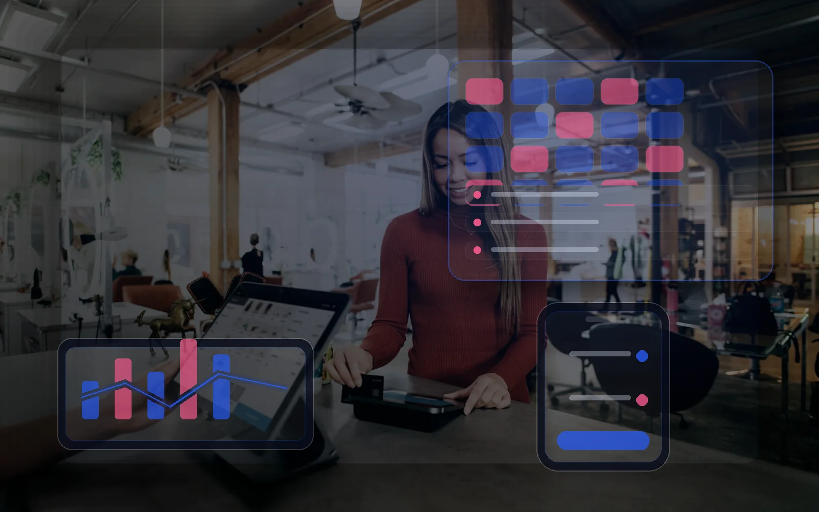 Salon booking, CRM, POS, payments and customer app connected by SABSUS